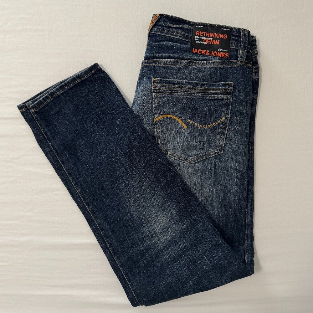 JACK & JONES Men's GLENN Slim Fit Jeans 34x32 NEW - Picture 4 of 4